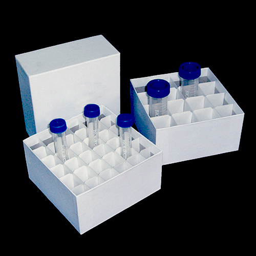 81 Places Case of 100 2 Height Biologix 90-1281 Cardboard Microcentrifuge Tube Freezer Storage Box 