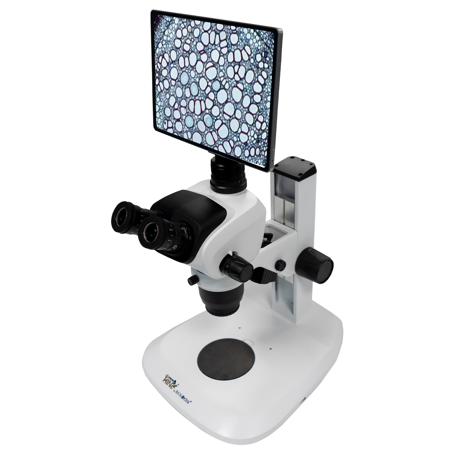 Trinocular Microscope, Eyepiece 10X/23mm, With Four-zone Control Ring